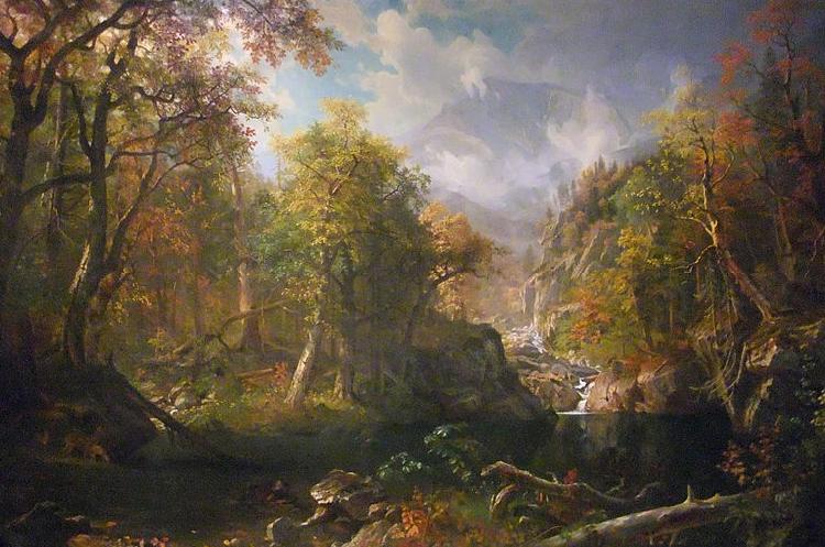 Albert Bierstadt The Emerald Pool oil painting image